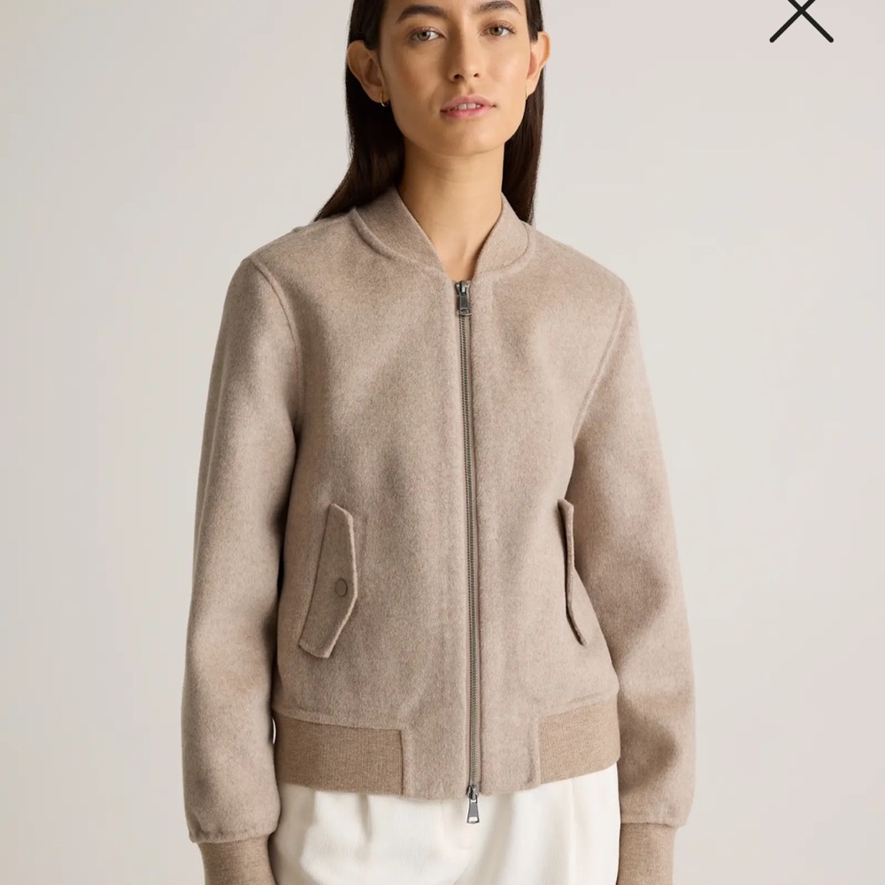 Quince Merino Wool Bomber Jacket - Picture 8 of 15